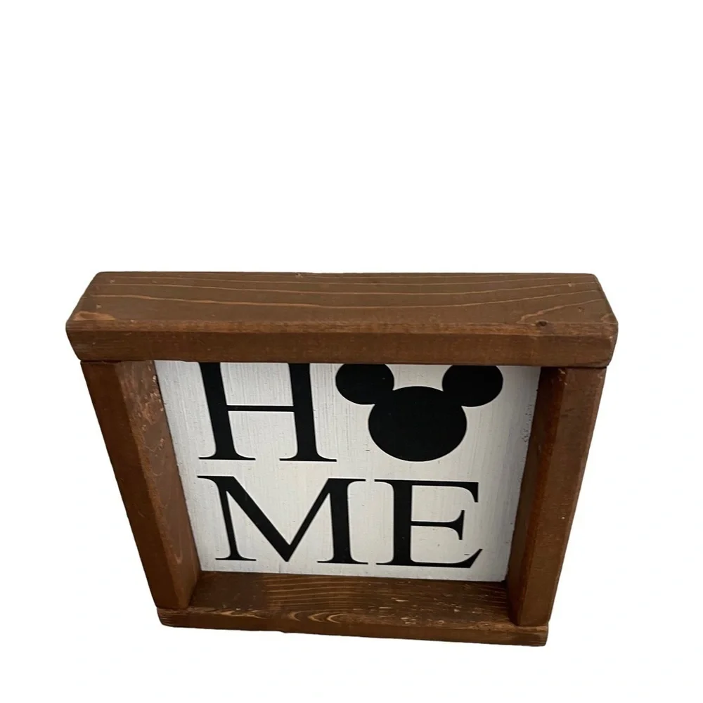 Handmade Home Decor Disney Inspired “Home” sign